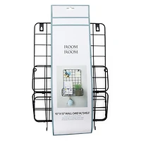 Wall Grid Organizer With Shelf 10in X 14in