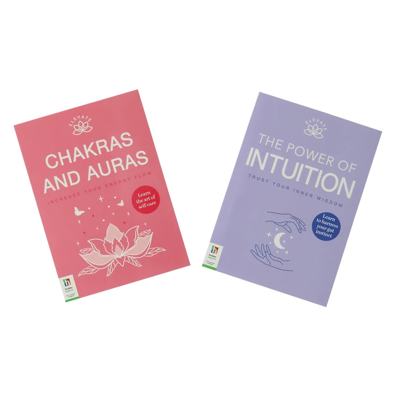 elevate book bundle: the power of intuition, chakras and auras