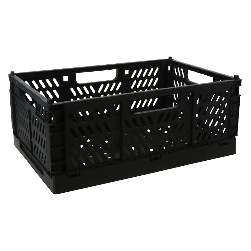 small collapsible storage crate 12in x 8in