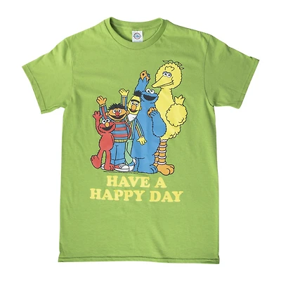 vintage sesame street™ 'have a happy day' graphic tee