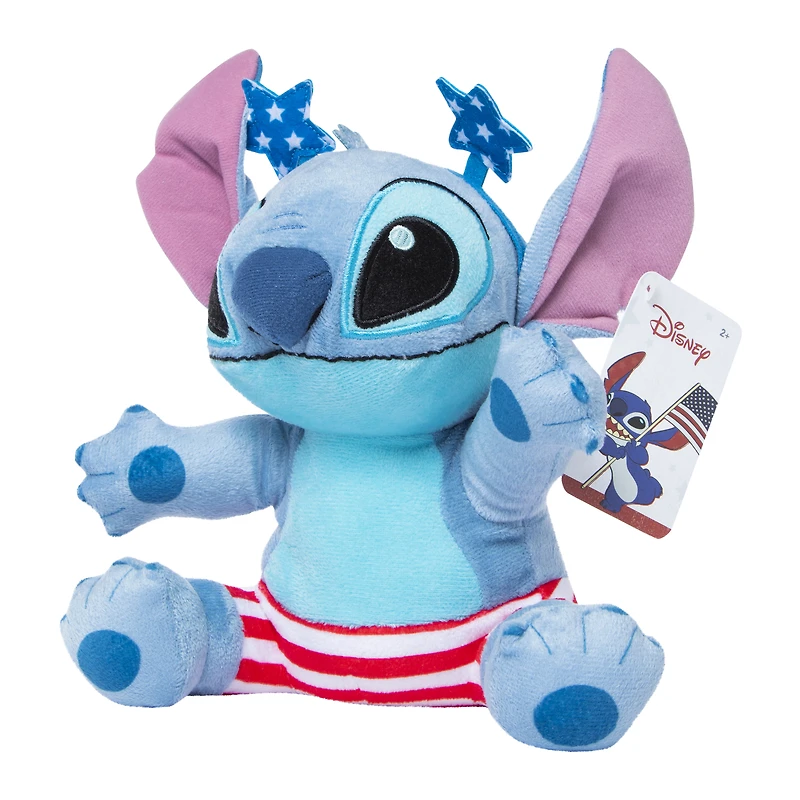 Disney Stitch™ patriotic plush toy 9in