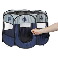 pop-open pet playpen for small dogs & cats 26in x 17in