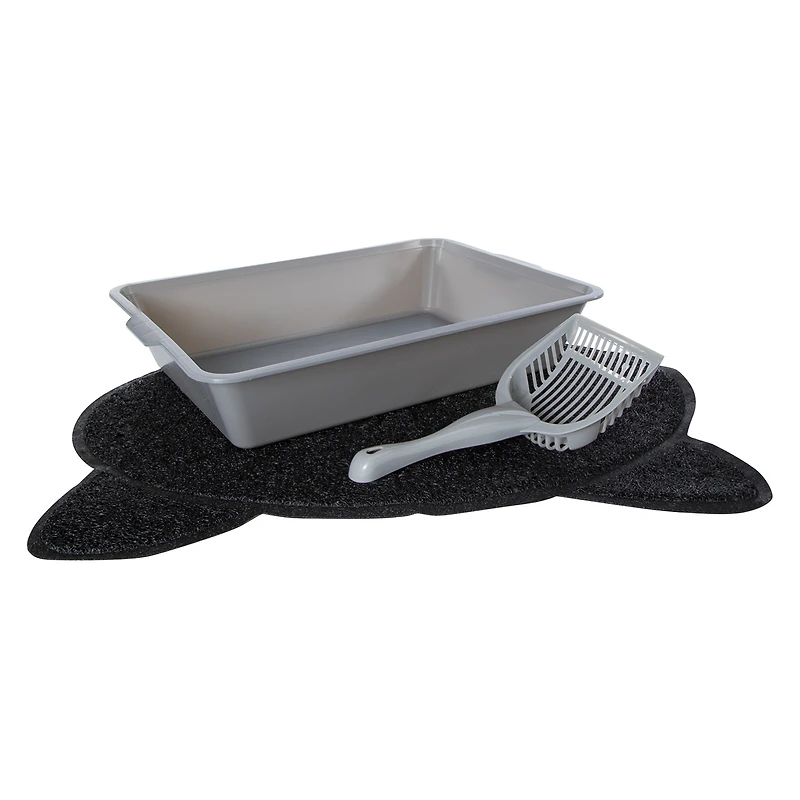 cat litter box starter set
