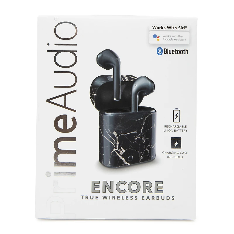 Bluetooth® Earbuds W/ Mic & Pattern Charging Case