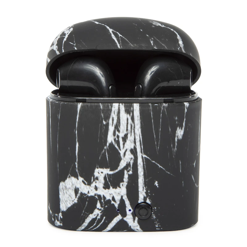 Bluetooth® Earbuds W/ Mic & Pattern Charging Case