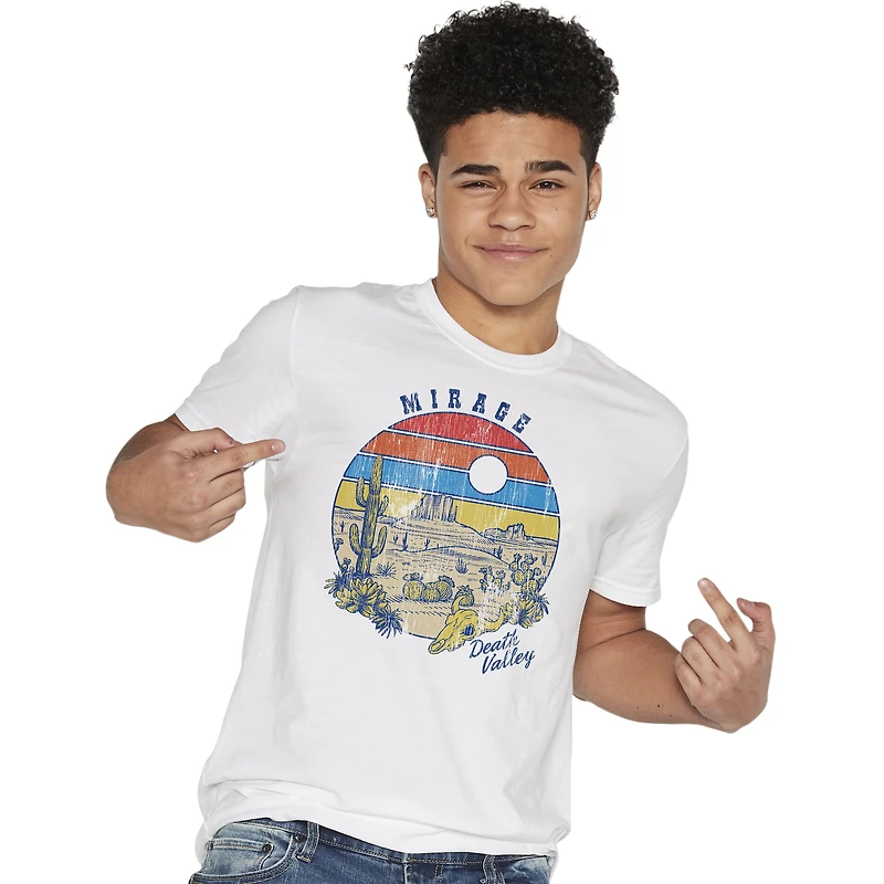 death valley mirage graphic tee