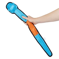 large snake plush dog toy with squeaker 24in