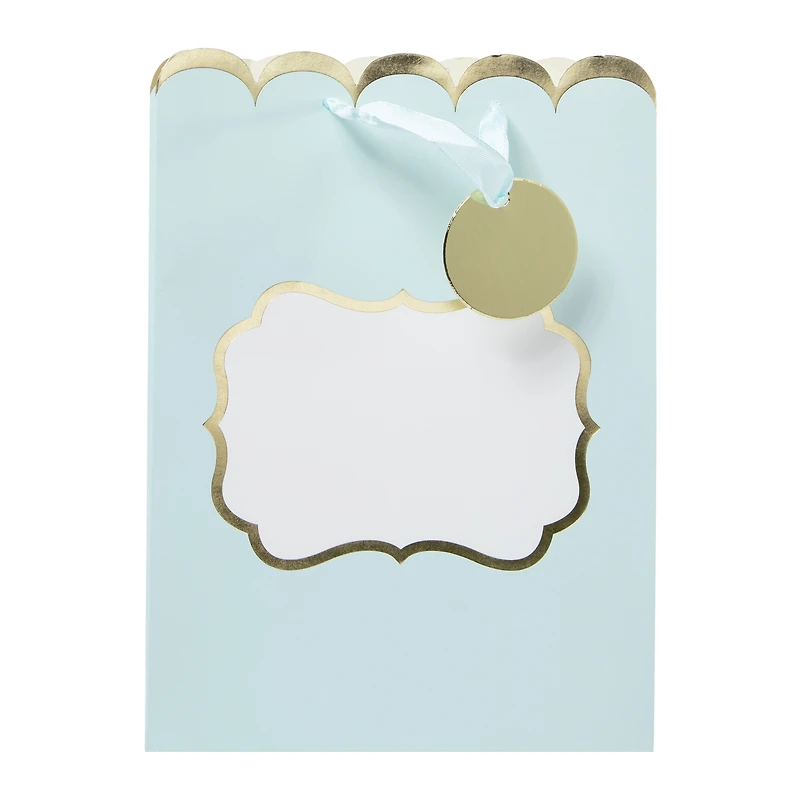 medium scallop edge gift bag 9in x 7in