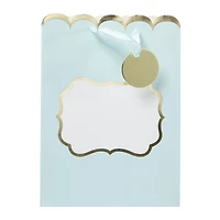 medium scallop edge gift bag 9in x 7in