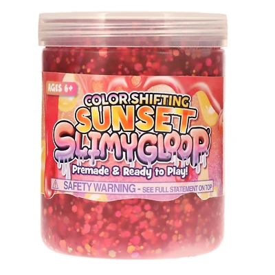 slimygloop® color shifting sunset slime 8oz