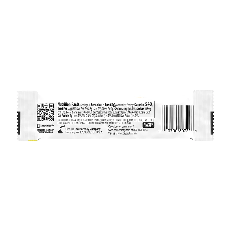 payday® peanut caramel bar 1.85oz