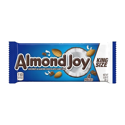 almond joy® king size candy bar 3.22oz