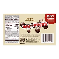 whoppers® the original malted milk balls theater box candy 5oz