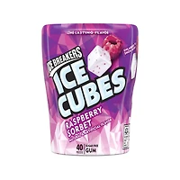 ice breakers® ice cubes sugar free gum - raspberry sorbet 40 pieces