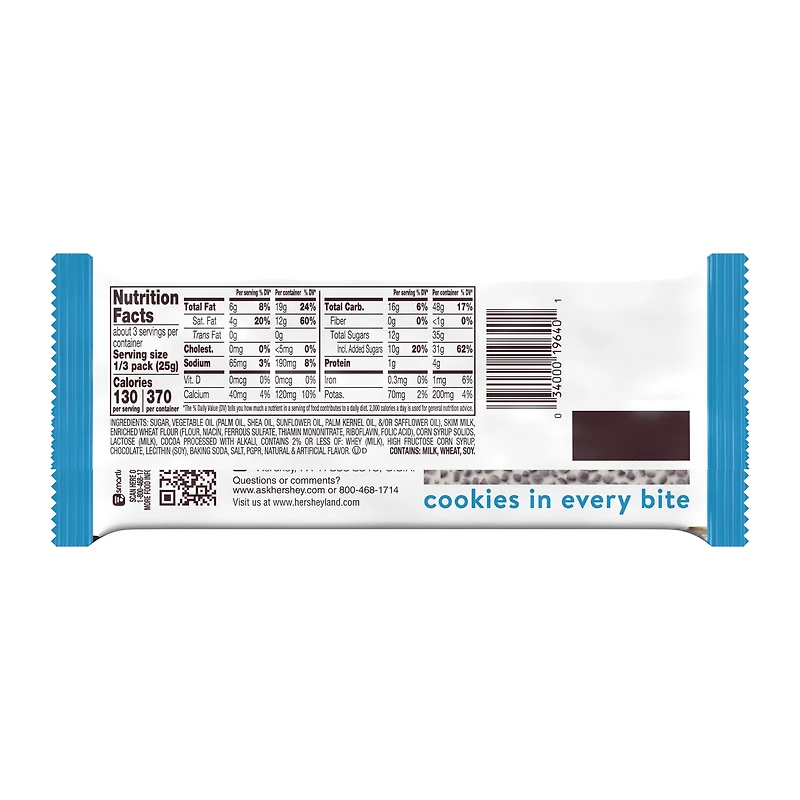hershey's® cookies 'n' creme king size candy bar 2.6oz