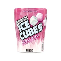 ice breakers® ice cubes sugarfree gum - bubble breeze 40 pieces