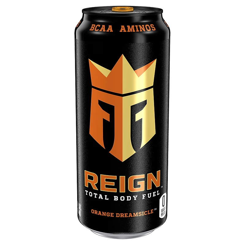 reign™ total body fuel energy drink with bcaa, orange dreamsicle™ 16oz