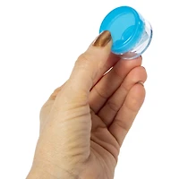 clear travel pill container jar