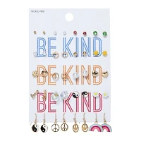 be kind 20-pair earrings set