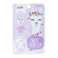 llama print scented sheet face mask 0.7oz