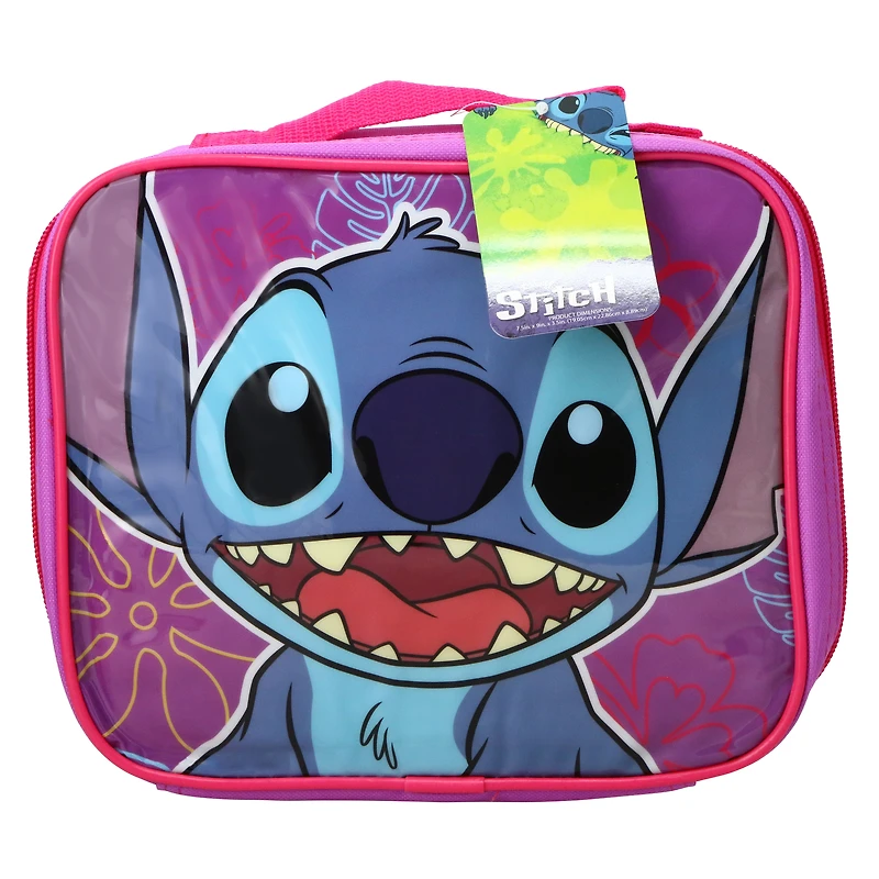 Disney Stitch kid's lunch box 7.5in x 9in