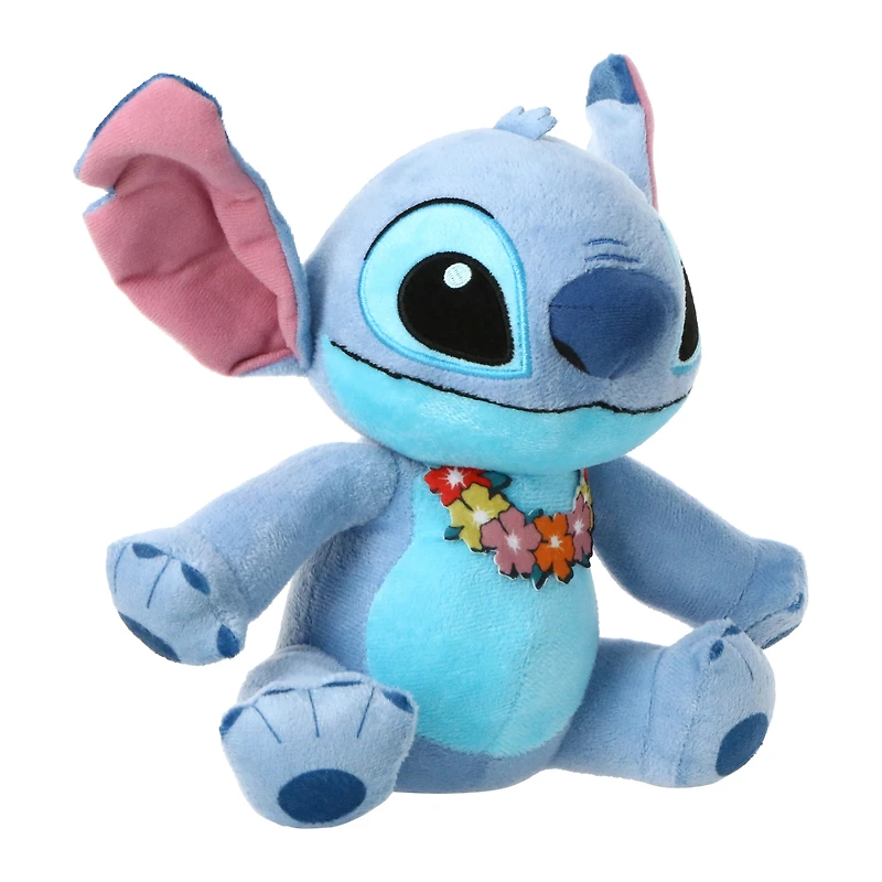 Disney Stitch plush with lei 9.2in