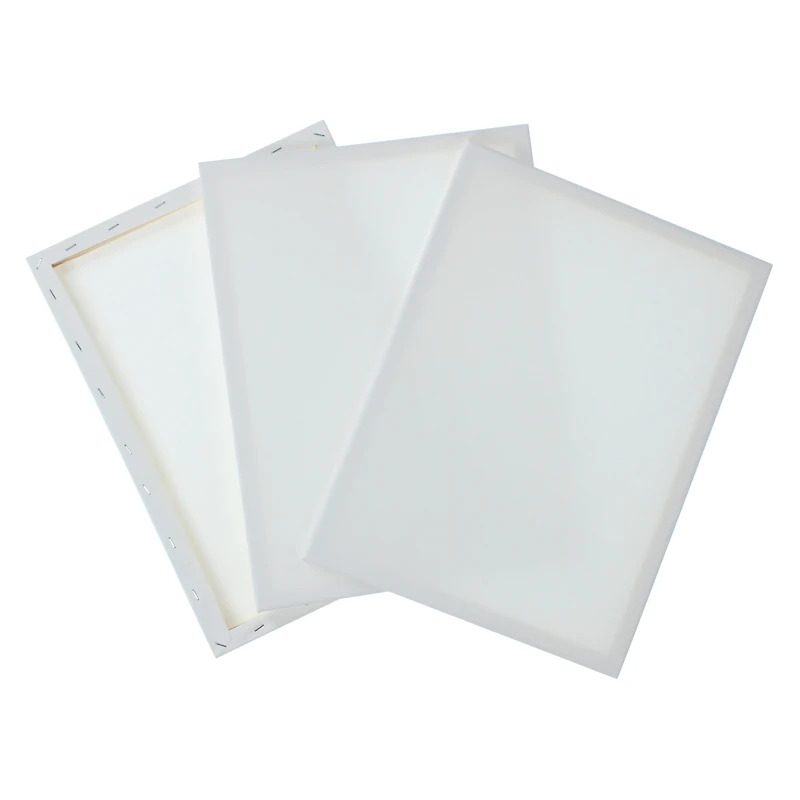3-pack stretched canvases 12in x 16in