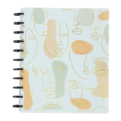 5-subject spiral notebook 11.2in x 9.4in - faces