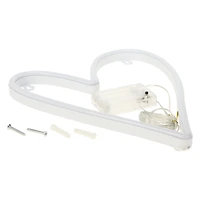 Pink Heart LED Neon Light 9.5in x 11.5in