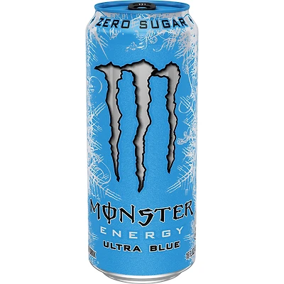 monster™ zero sugar energy drink, ultra blue 16oz