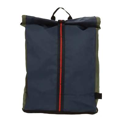 Blue Roll Top Backpack 20.8in
