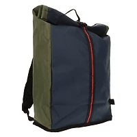 Blue Roll Top Backpack 20.8in