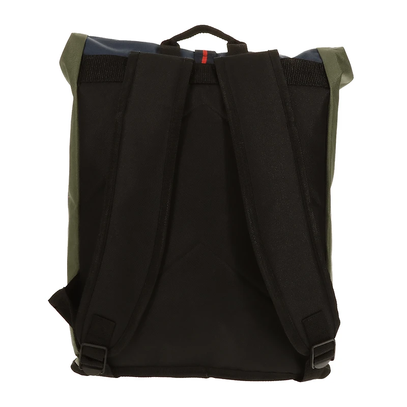 Blue Roll Top Backpack 20.8in