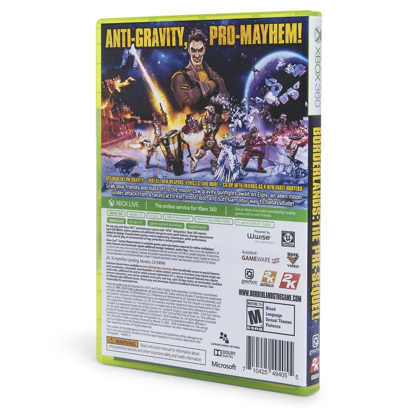 Xbox 360™ Borderlands The Pre-Sequel Video Game