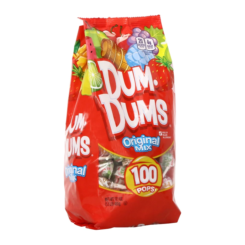 dum-dums® original mix 100-count lollipops