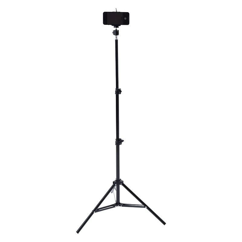 4ft extendable tripod with smartphone mount & remote