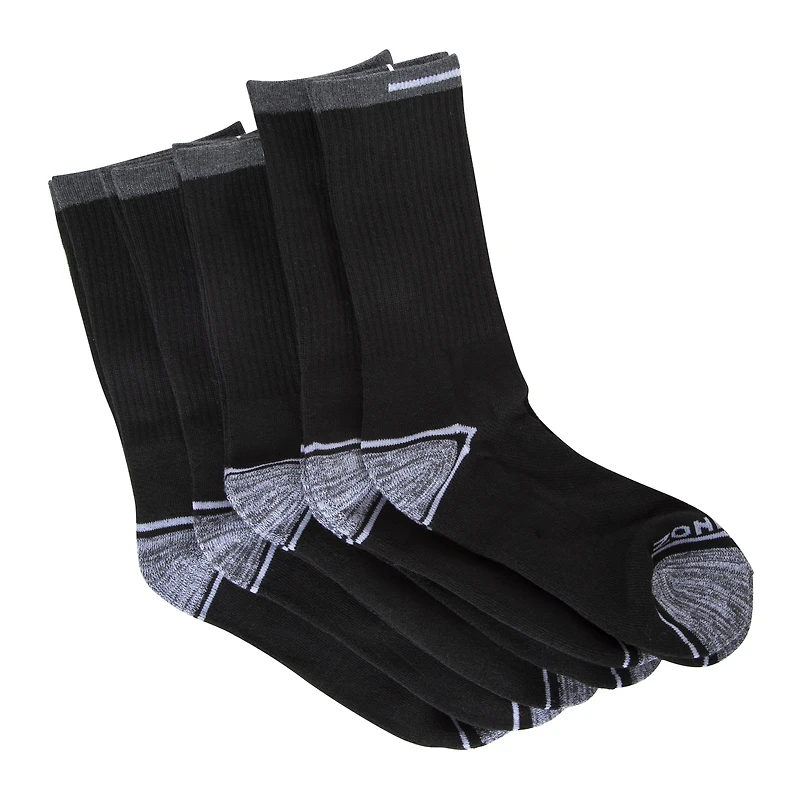mens athletic crew socks 5-pack