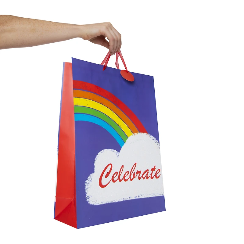 celebrate/yay jumbo gift bag 17.75in x 12.75in