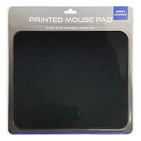 black mouse pad 10.8in x 9.2in