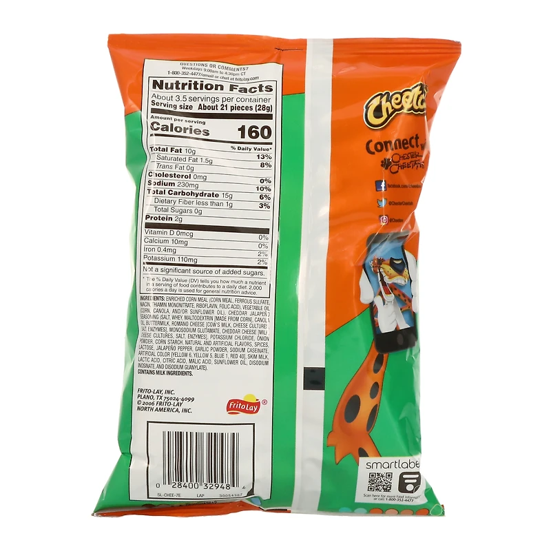 cheetos® crunchy cheddar jalapeno 3.25oz