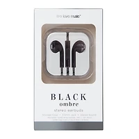 metallic ombre wired stereo earbuds