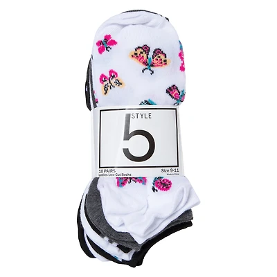 low-cut ankle socks 10-pack