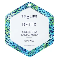 detox green tea facial sheet mask