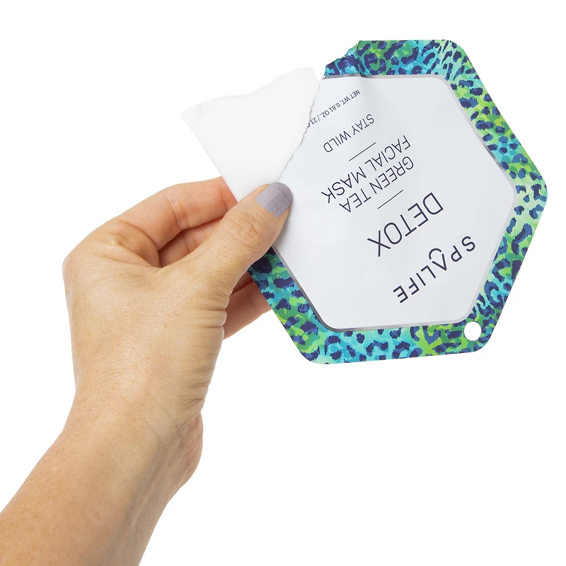detox green tea facial sheet mask