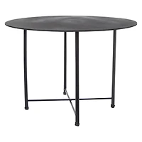 black low rise table 23.75in x 16in