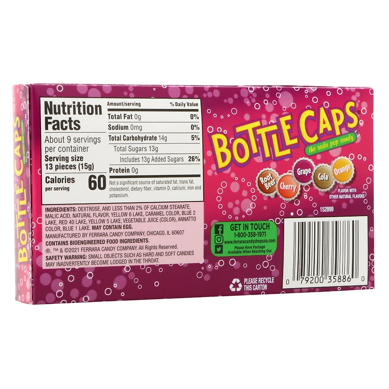 bottle caps® candy 3.5oz