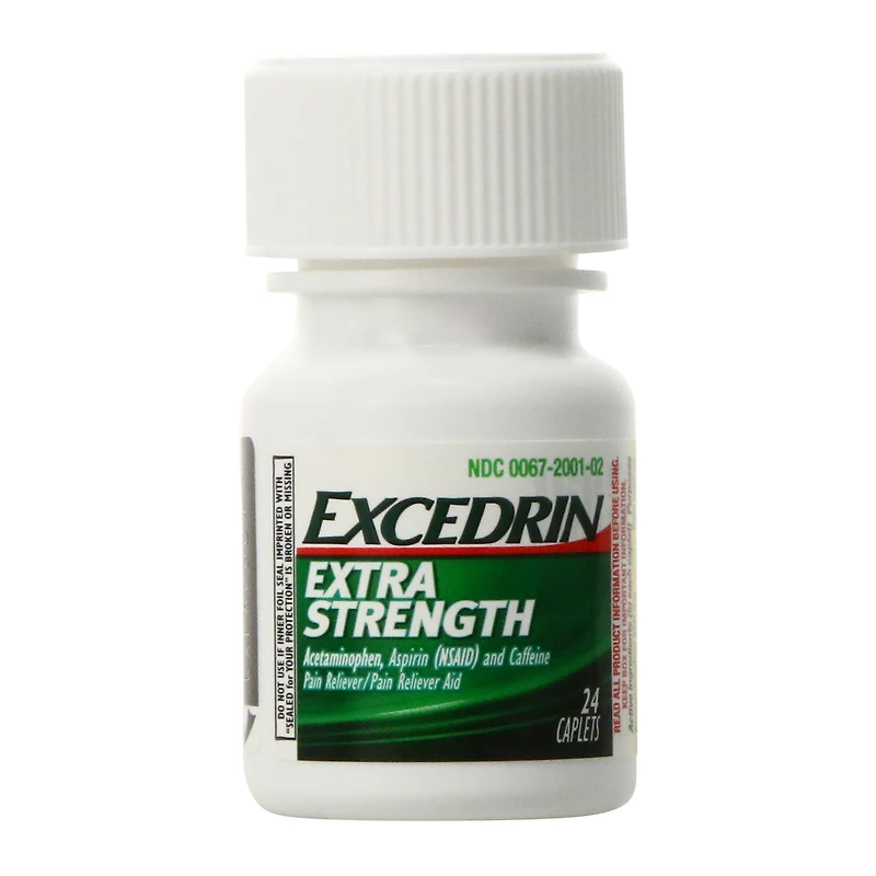 excedrin extra strength pain reliever - 24 caplets