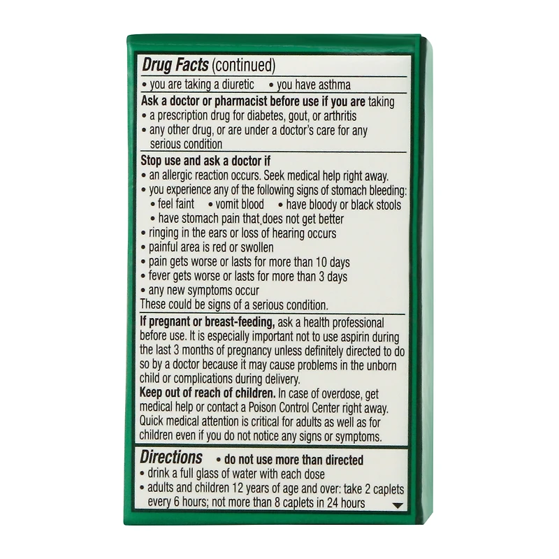 excedrin extra strength pain reliever - 24 caplets