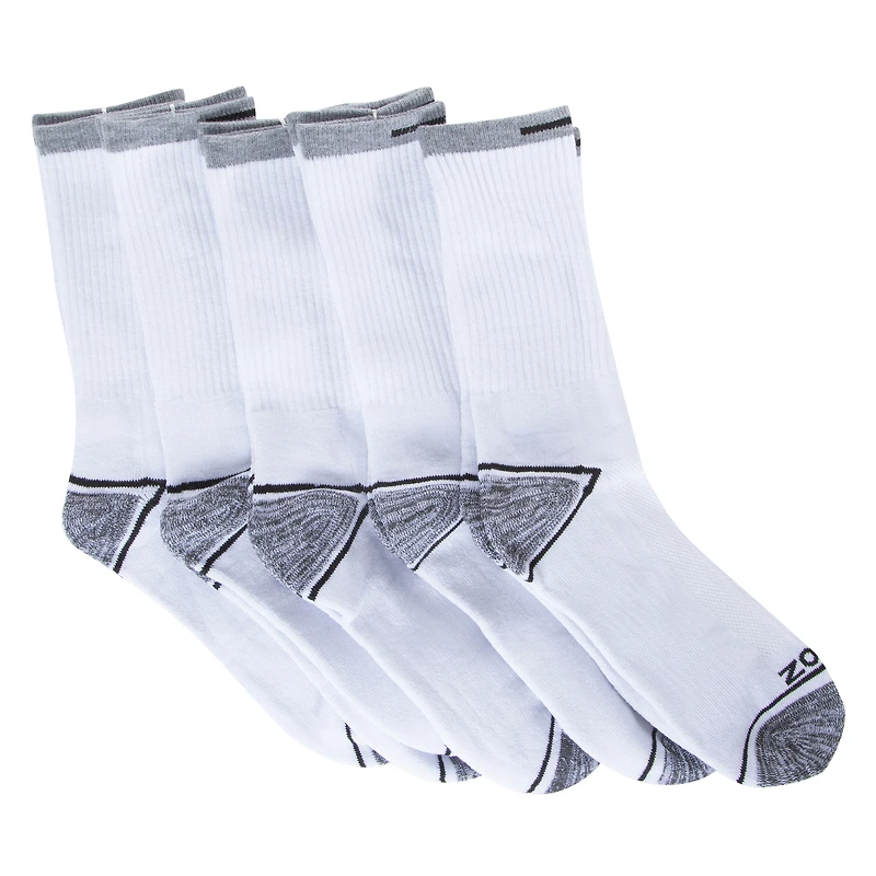 series-8 fitness™ young men's performance crew socks 5-pack