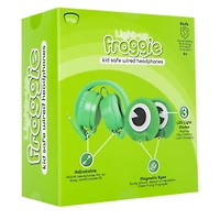 light-up bunny ears kid-safe wired headphones